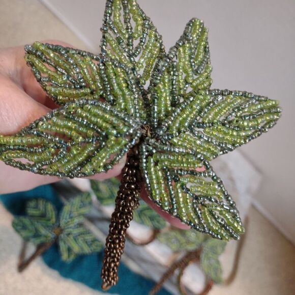 Pier 1 Palm Tree Napkin Rings 4. G7 - Picture 3 of 7